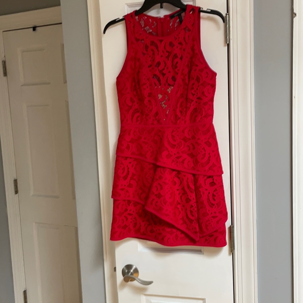 BCBG Maxazria red beautiful dress